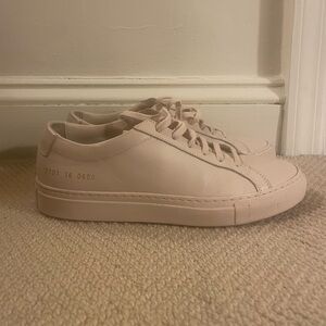 Pink Common Projects Sneakers